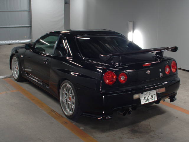 1999 NISSAN SKYLINE GT-R rear - Japanese Car History Check